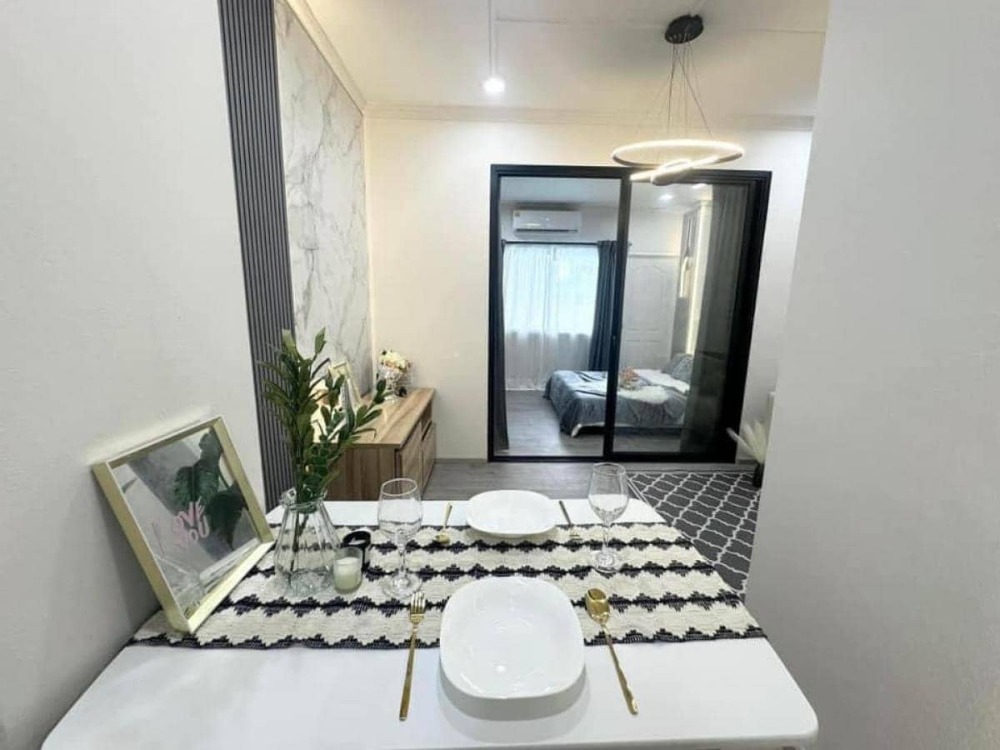 For SaleCondoLadprao, Central Ladprao : Urgent sale ✨ Ratchada Prestige ✨ near 2 BTS lines, fully furnished (PS57645)