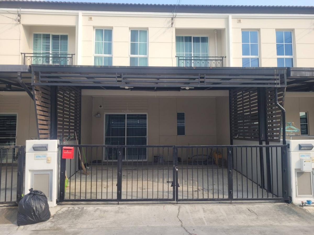 For RentTownhomeSamut Prakan,Samrong : Rent of Pruksa House 143 Sukhumvit Bangpu Near Lotus Bang Pu Dry the Bang Pu. ✅12,000/month ✅