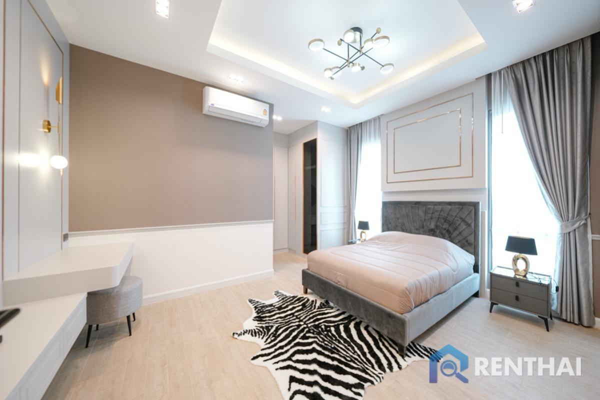 ขายบ้านพัทยา บางแสน ชลบุรี สัตหีบ : บ้านที่ดีที่สุดในหมู่บ้าน 4 ห้องนอน 4 ห้องน้ำ พร้อมเฟอร์นิเจอร์ครบครัน