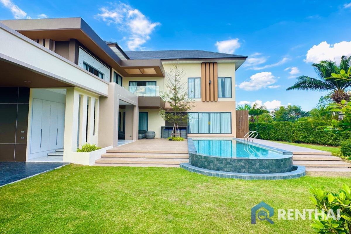 ขายบ้านพัทยา บางแสน ชลบุรี สัตหีบ : บ้านที่ดีที่สุดในหมู่บ้าน 4 ห้องนอน 4 ห้องน้ำ พร้อมเฟอร์นิเจอร์ครบครัน