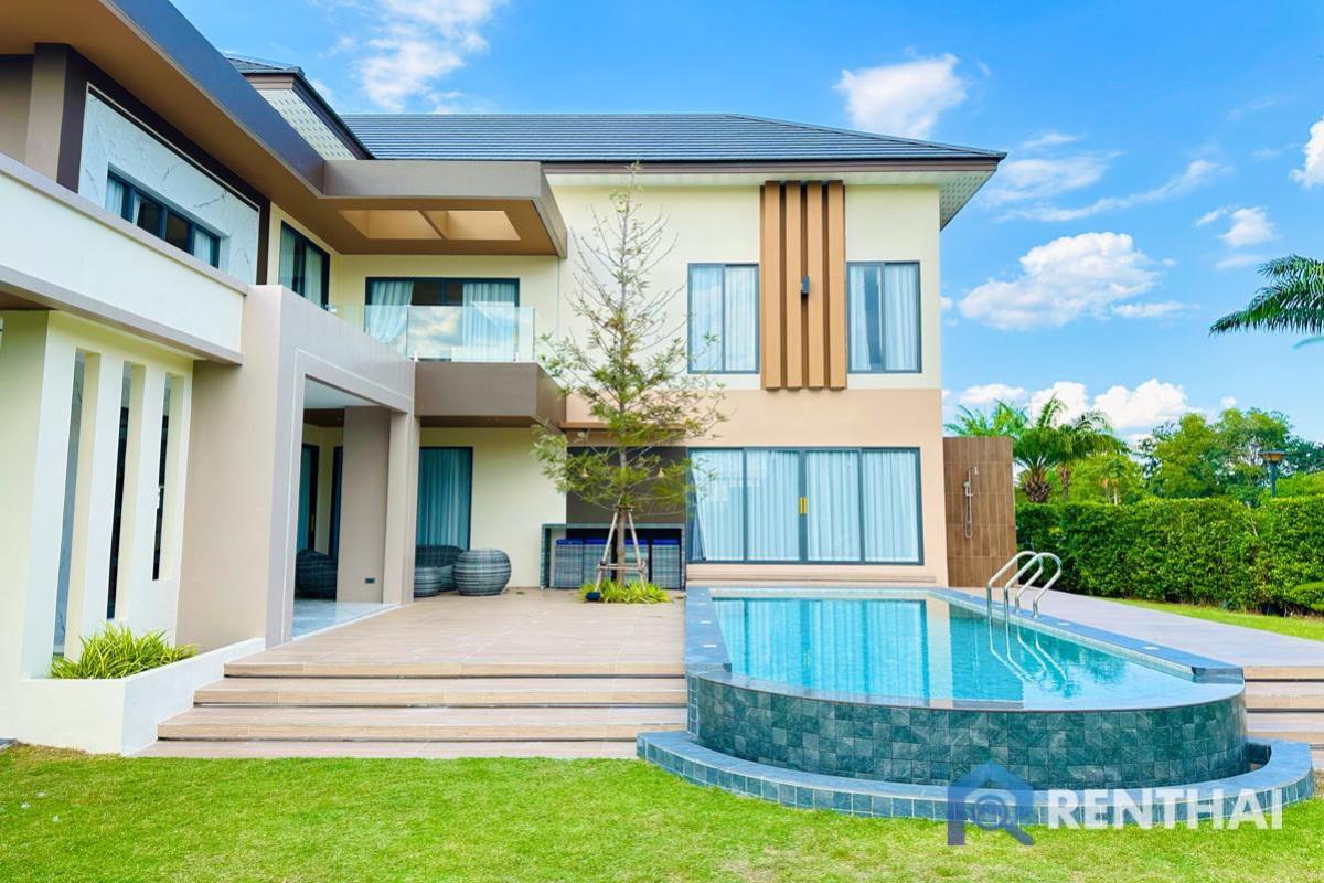 ขายบ้านพัทยา บางแสน ชลบุรี สัตหีบ : บ้านที่ดีที่สุดในหมู่บ้าน 4 ห้องนอน 4 ห้องน้ำ พร้อมเฟอร์นิเจอร์ครบครัน