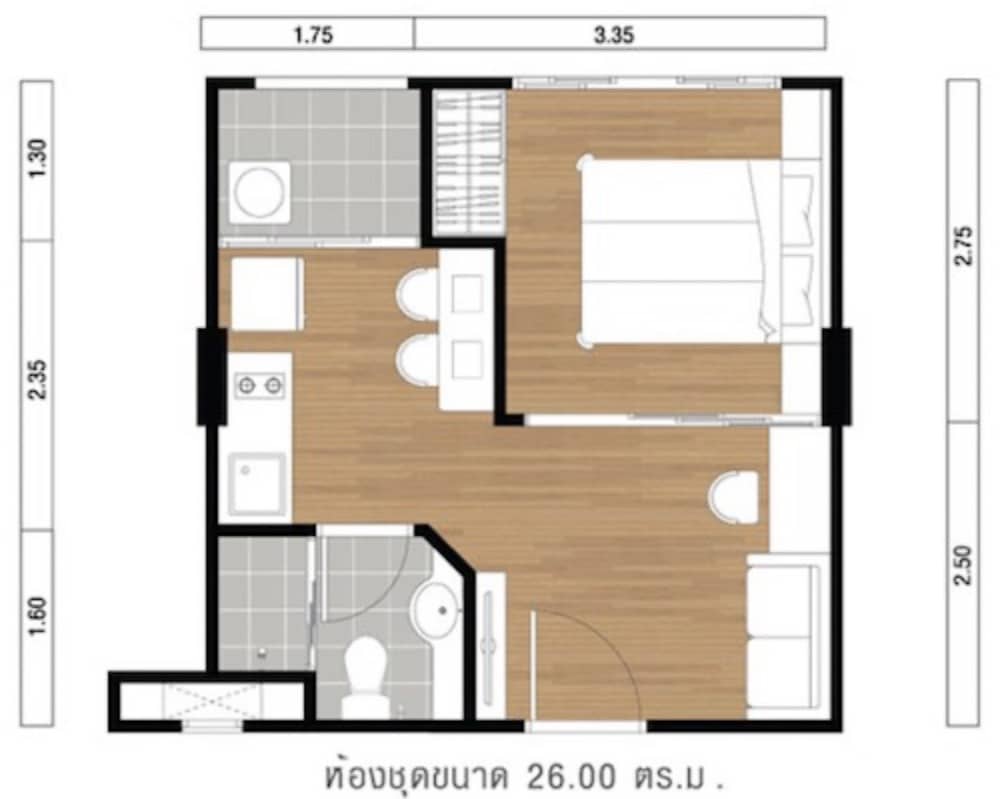 For SaleCondoNawamin, Ramindra : Urgent sale 🔥 Lumpini Park Nawamin - Si Burapha 🔥 High floor, shady central area New room with complete set of new furniture (PS57751)