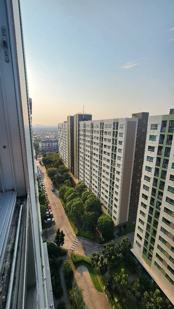 For SaleCondoNawamin, Ramindra : Urgent sale 🔥 Lumpini Park Nawamin - Si Burapha 🔥 High floor, shady central area New room with complete set of new furniture (PS57751)