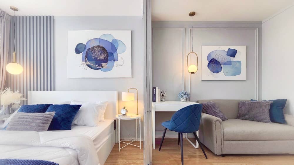 For SaleCondoNawamin, Ramindra : Urgent sale 🔥 Lumpini Park Nawamin - Si Burapha 🔥 High floor, shady central area New room with complete set of new furniture (PS57751)