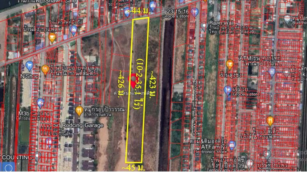 For SaleLandPathum Thani,Rangsit, Thammasat : Land for Sale, Khlong 9, Next to Rangsit-Nakhon Nayok Road Housing Estate Area, Near Lotus Khlong 7