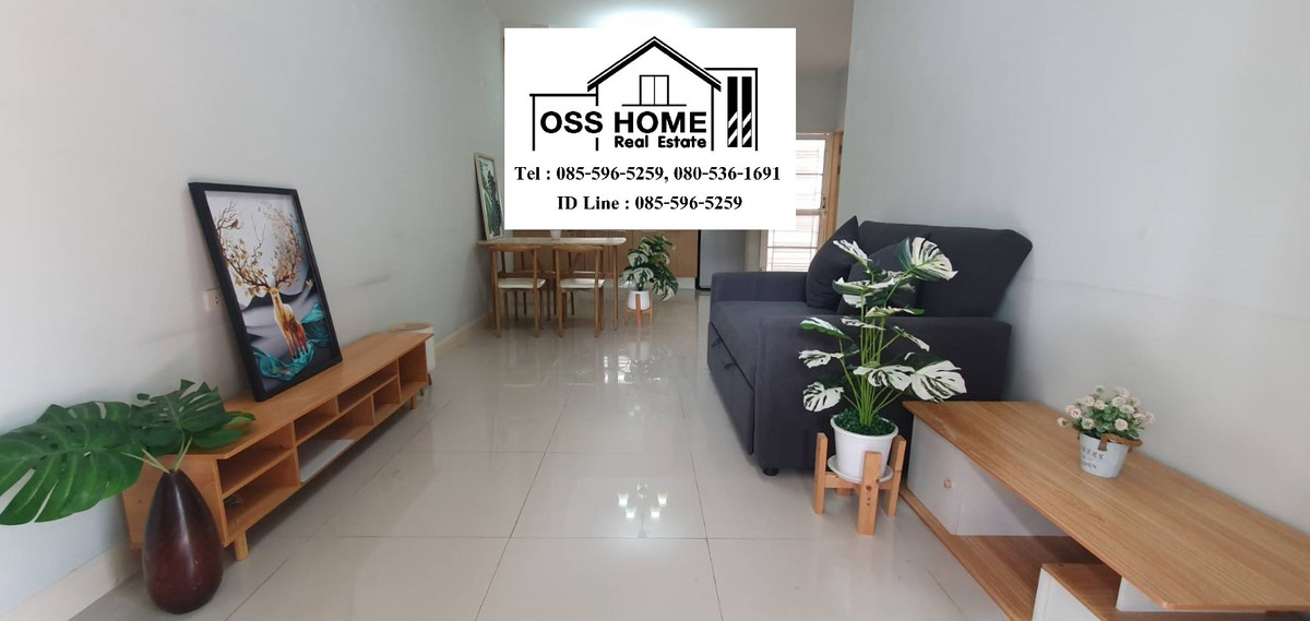 For SaleTownhomeKaset Nawamin,Ladplakao : KT358 Sell 2 -story townhouse, 3 bedrooms, 2 bathrooms, Areeya The Caller Project, 3 premium, Lat Pla, the front of the house does not collide with anyone in a shady garden. Wake up and see the livable green Keep the color a little ready to go in. Suitabl