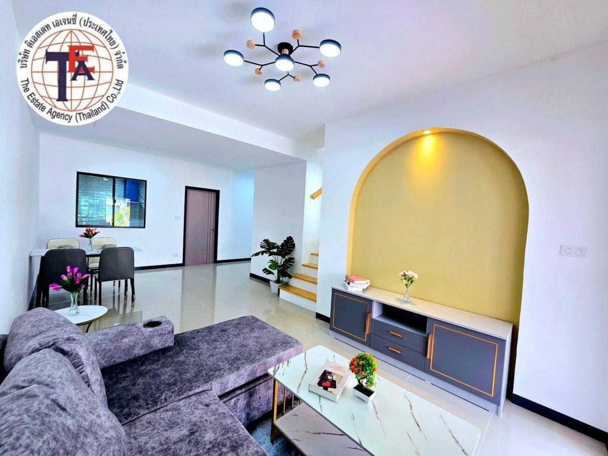 For SaleTownhomeNawamin, Ramindra : 2-storey townhouse for sale, Prime Ramindhra Kooborn, Ram Inthra-Khubon Bon 27, Pink River, Pink River, Khlong Song, Fashion Island, Safari, Panya, Intra, Phraya Surent Motorway Expressway Sin Medical Hospital Nopparat Hospital Demonstration School