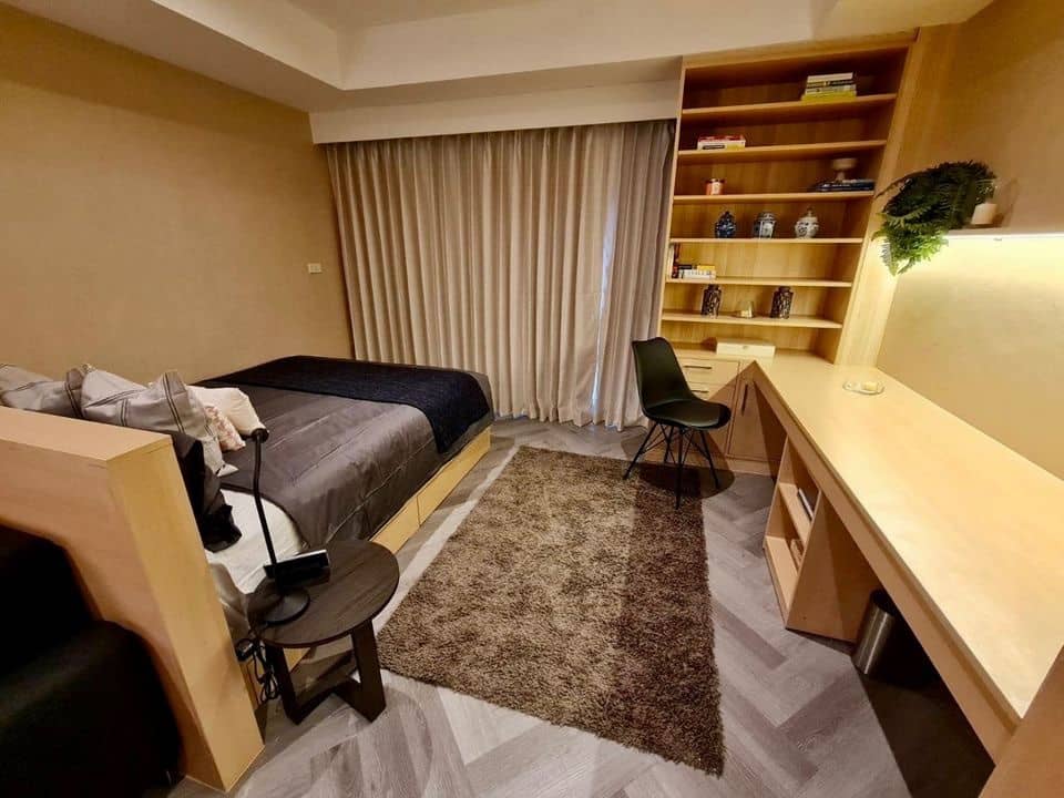 For SaleCondoLadkrabang, Suwannaphum Airport : Urgent sale 🔥 The Ninth Place 🔥 Fully decorated, ready to move in. Next to the main Srinakarin Road, opposite Paradise Park (PS58044)