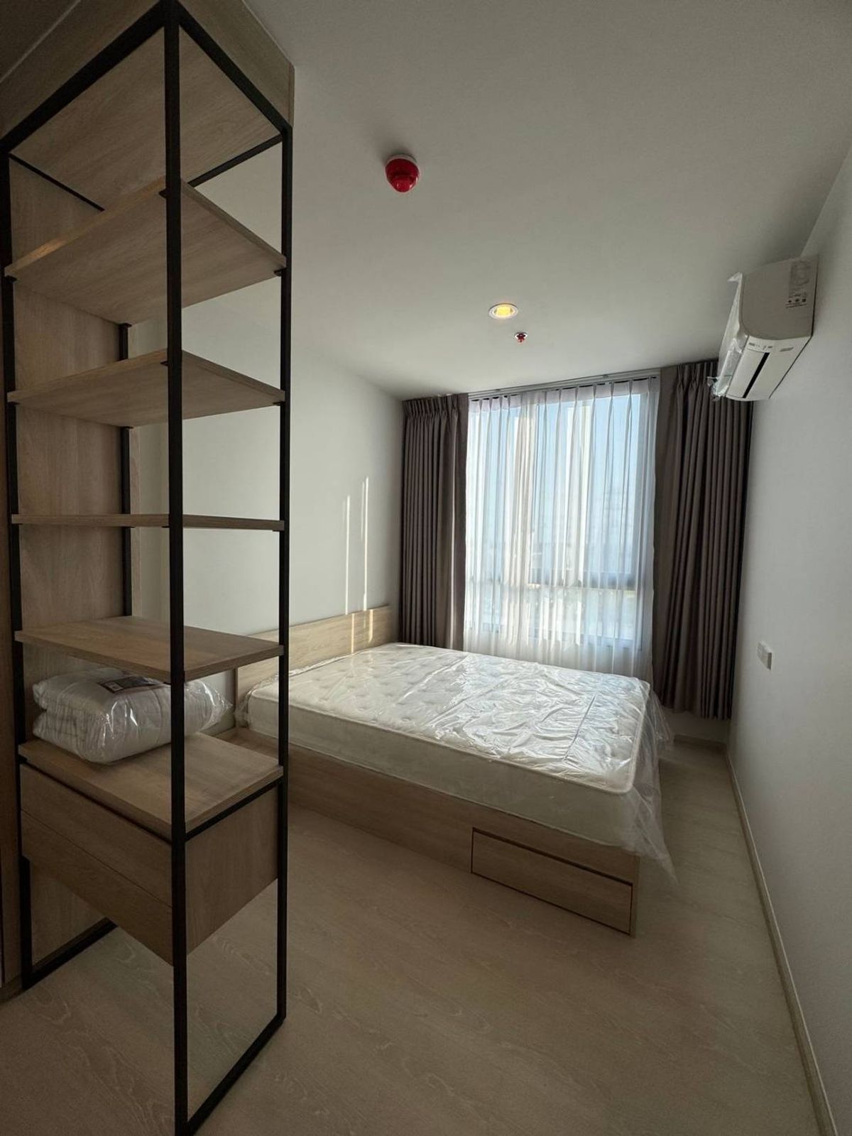 For RentCondoBangna, Bearing, Lasalle : New room, condo next to Mega Bangna shopping mall, high floor, beautiful view (ready to move in)