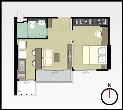 ขายคอนโดพระราม 9 เพชรบุรีตัดใหม่ RCA : The Parkland Grand Asoke - Phetchaburi / 1 Bedroom (SALE WITH TENANT), เดอะ พาร์คแลนด์ แกรนด์ อโศก - เพชรบุรี / 1 ห้องนอน (ขายพร้อมผู้เช่า) TARN216