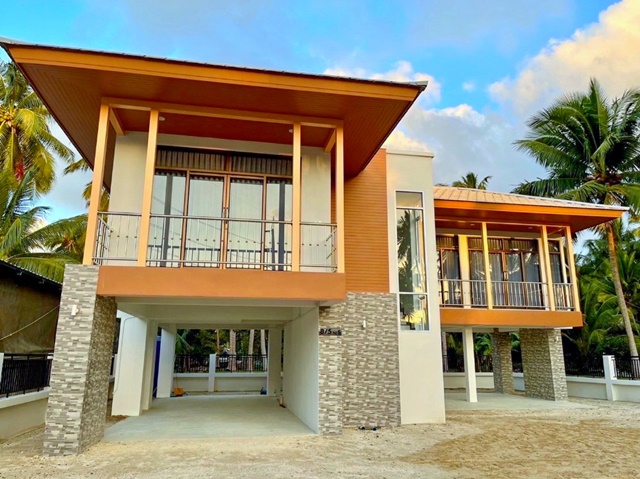 For RentHouseKoh Samui, Surat Thani : in KohSamui LaemSor Pagoda 2-storey detached house resort style ThongKrut Beach 300m. 122 sq.w. 482