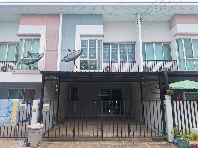For SaleTownhomeNawamin, Ramindra : 2 -story townhome for sale, Belle Ram Inthra 117, good condition, area 19.30 sq.who, 3 bedrooms, 2 bathrooms, near Bang Chan Station - GHD000528