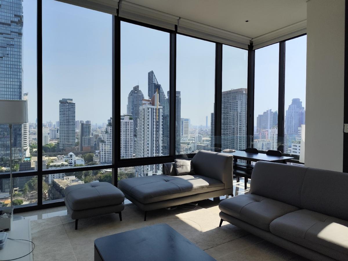 ให้เช่าคอนโดสีลม ศาลาแดง บางรัก : For rent Ashton Silom2 bedroom2 bathroom 86 sqmrent fee 80,000 per month rainy 081-8895470 Line