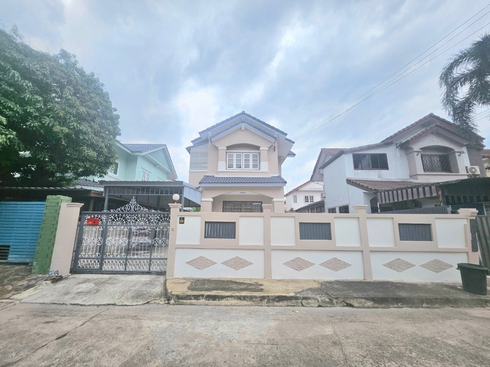 For SaleHouseEakachai, Bang Bon : House for sale in Green County, Bang Bon 5, Petchkasem 81, renovated and ready to stay