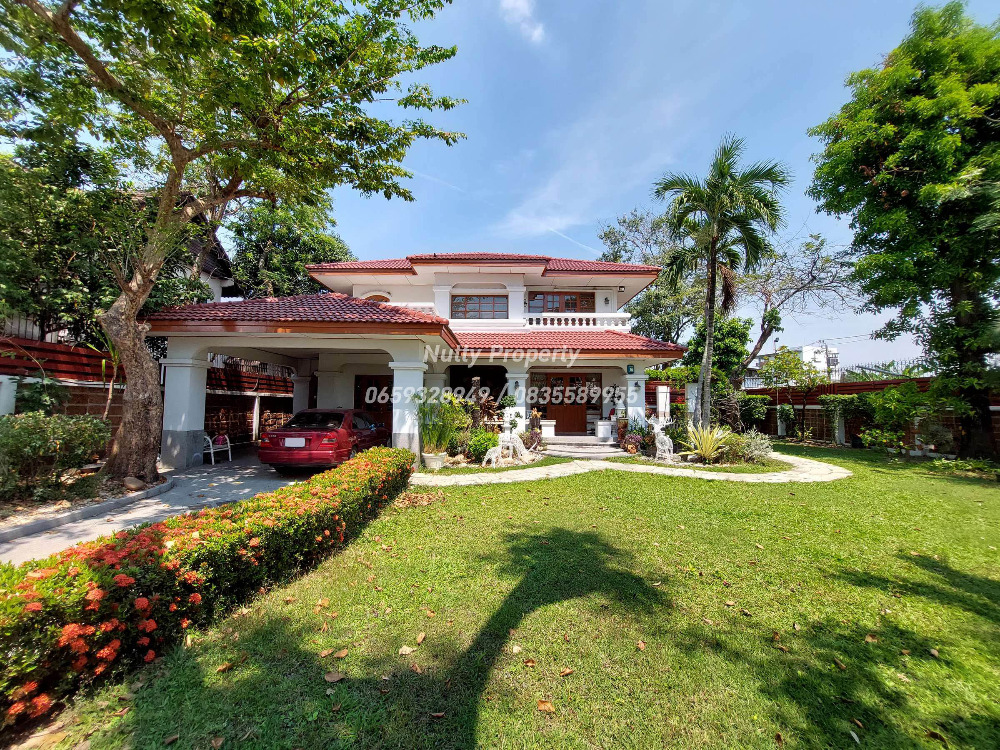 For SaleHouseSamut Prakan,Samrong : Special offer! Price reduced by 3 million baht. Large corner plot detached house, Ladawan Srinakarin.