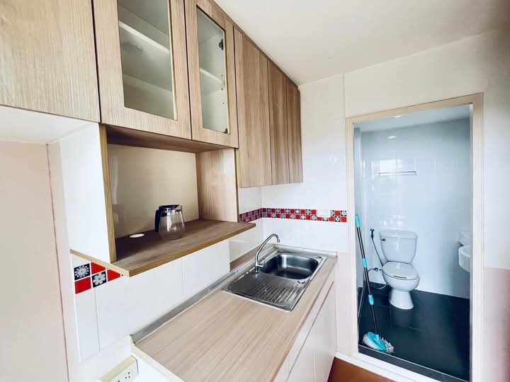 For SaleCondoKaset Nawamin,Ladplakao : S-LPRL121 Condo for sale, Lumpini Ramintra-Lad Phrao 1, 4th floor, Building B1, city view, 26 sq m., 1 bedroom, 1 bathroom, 1.54 million, 064-959-8900