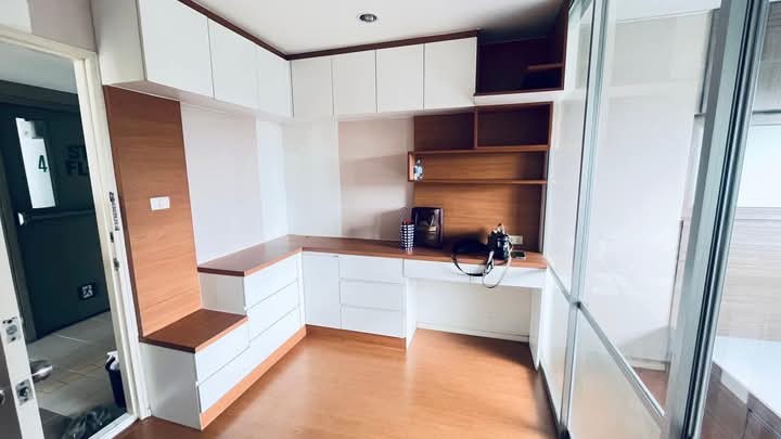 For SaleCondoKaset Nawamin,Ladplakao : S-LPRL121 Condo for sale, Lumpini Ramintra-Lad Phrao 1, 4th floor, Building B1, city view, 26 sq m., 1 bedroom, 1 bathroom, 1.54 million, 064-959-8900