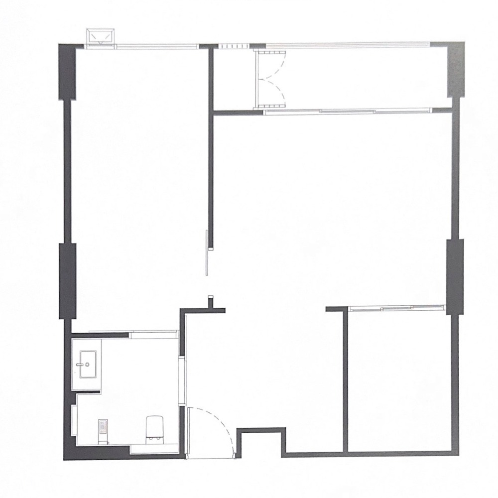 ขายดาวน์คอนโดปิ่นเกล้า จรัญสนิทวงศ์ : ขายดาวน์ห้อง 1 Bedroom Plus ชั้น 19  UsableArea 61 Sq.m. So Origin wellness Siriraj