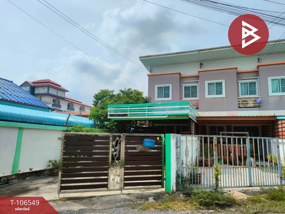 For SaleTownhomeChachoengsao : 2 -story townhouse for sale, area 32 sq.wah, Bang Pakong, Chachoengsao