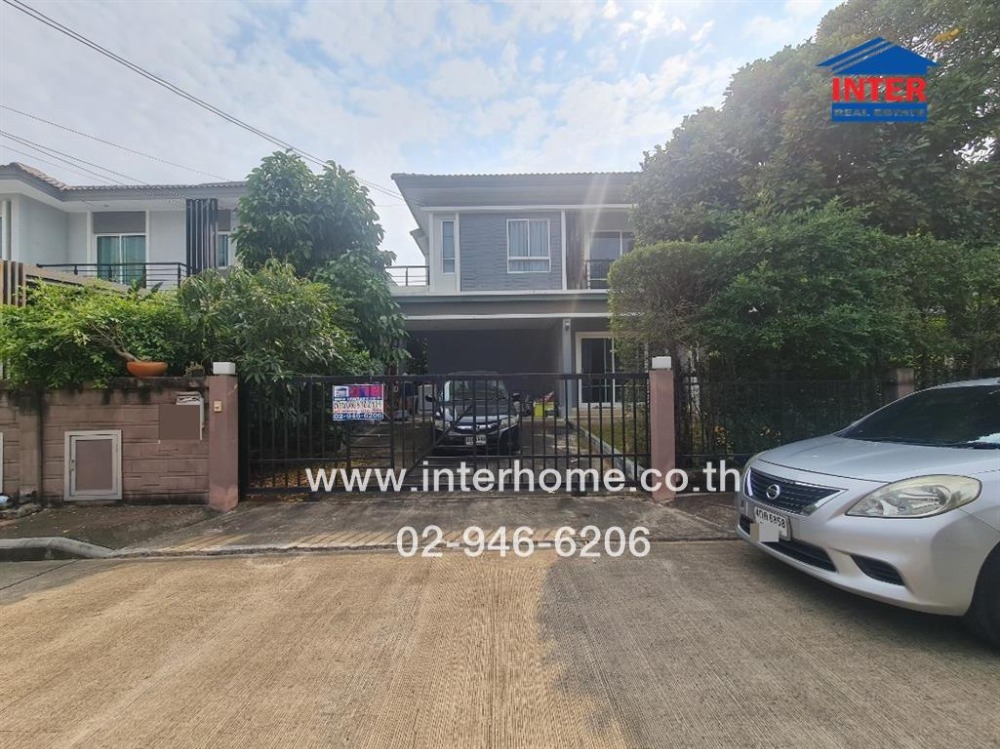 For SaleHousePathum Thani,Rangsit, Thammasat : 2 storey detached house, 55.9 sq.w., The Plane Light Tiwanon-Rangsit Village Near Tesco Lotus Bangkadi, Tiwanon-Rangsit Road, Si Saman Road, Mueang Pathum Thani, Pathum Thani