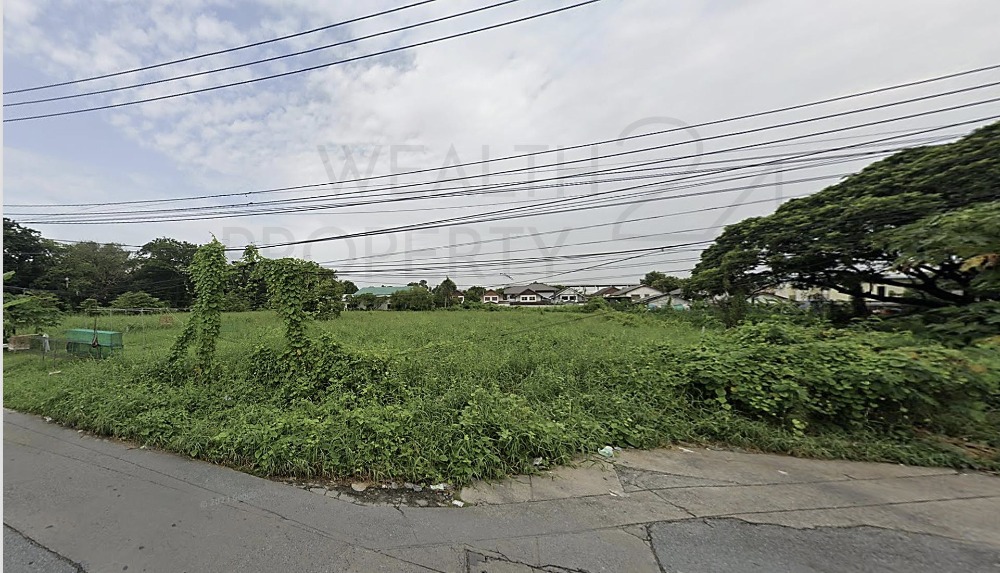 For SaleLandKaset Nawamin,Ladplakao : Land for sale, Prasert Manukit Road, area 3 rai 3 ngan 36 meters 土地出售， Prasertmanukit 路，區域 3 RAI 3 NGAN 36 wa
