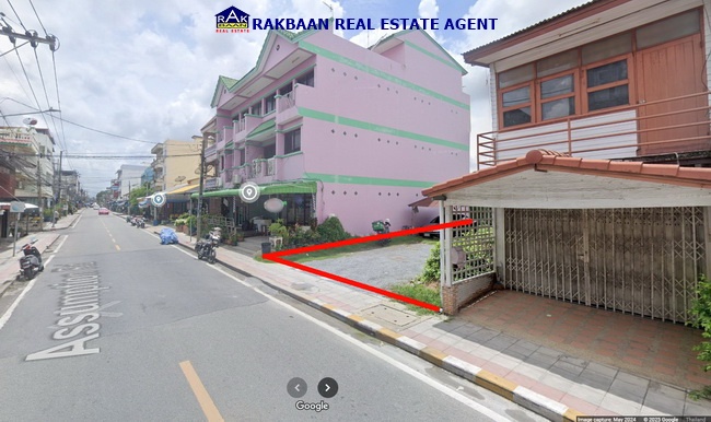 ขายที่ดินบางแค เพชรเกษม : ขายที่ดิน 24 ตร.ว. ถนนอัสสัมชัญธนบุรี (หมู่บ้านเศรษฐกิจ) หน้ากว้าง 8 เมตร สร้างอาคาร 3 ชั้นได้ ราคา 2.45 ล.เท่านั้น