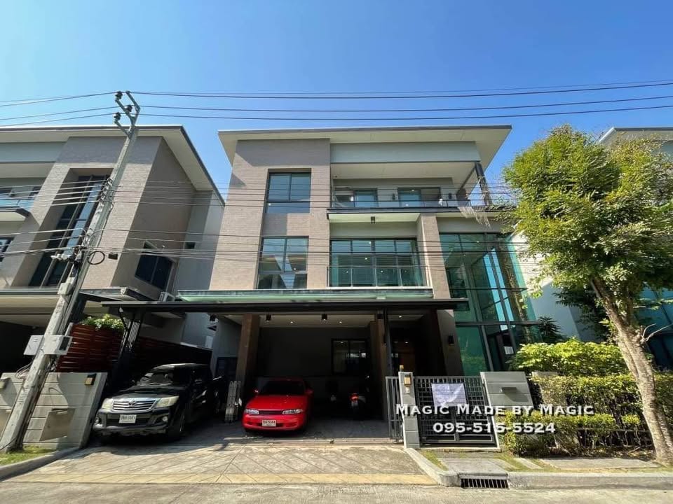 For RentHouseBang Sue, Wong Sawang, Tao Pun : New luxury house for rent & quot; Soul Ratchada 68 & quot; Land size 72 square wah, usage of 500 square meters