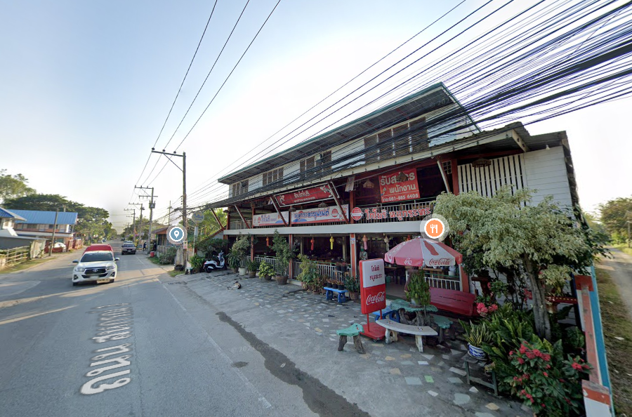 For SaleLandChiang Mai : Land for sale with the business of the pork pan, Kobori, Santra Sai