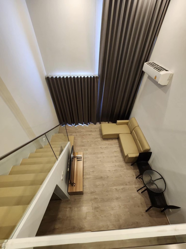 For RentCondoRama9, Petchburi, RCA : 🔥 Urgent rent 🔥 The Tree Phatthanakan - Ekkamai Duplex 1 bedroom size 37 sq.m. Near BTS Bangchak