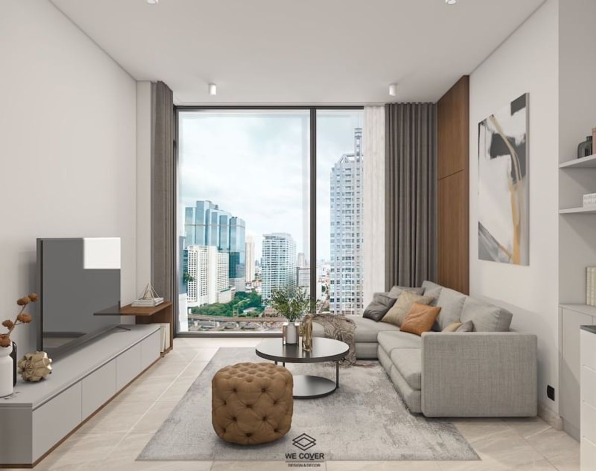 ให้เช่าคอนโดสาทร นราธิวาส : ห้องหายาก ตกเเต่งสุดปัง Tait 12  | 1 Bed 1 Bath 55,000 THB/เดือน  📞 Call: 086-746-8882 (K. Cooper)