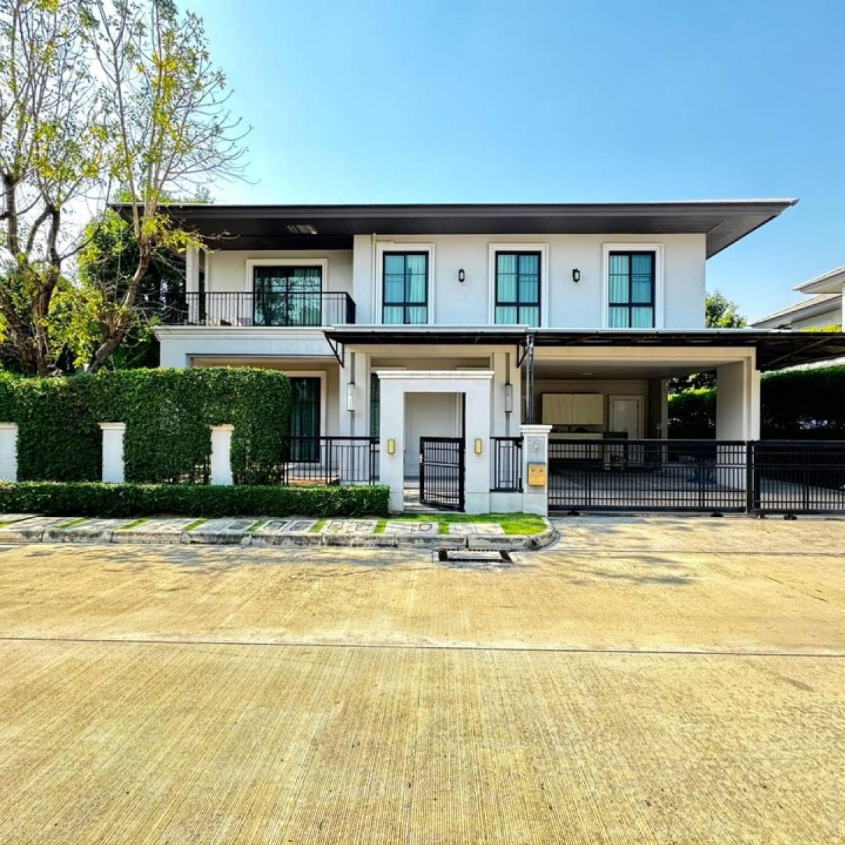 For RentHouseChaengwatana, Muangthong : Rent a luxury house, detached house, Setthasiri Project Chaeng Watthana-Prachachuen 2 Rim