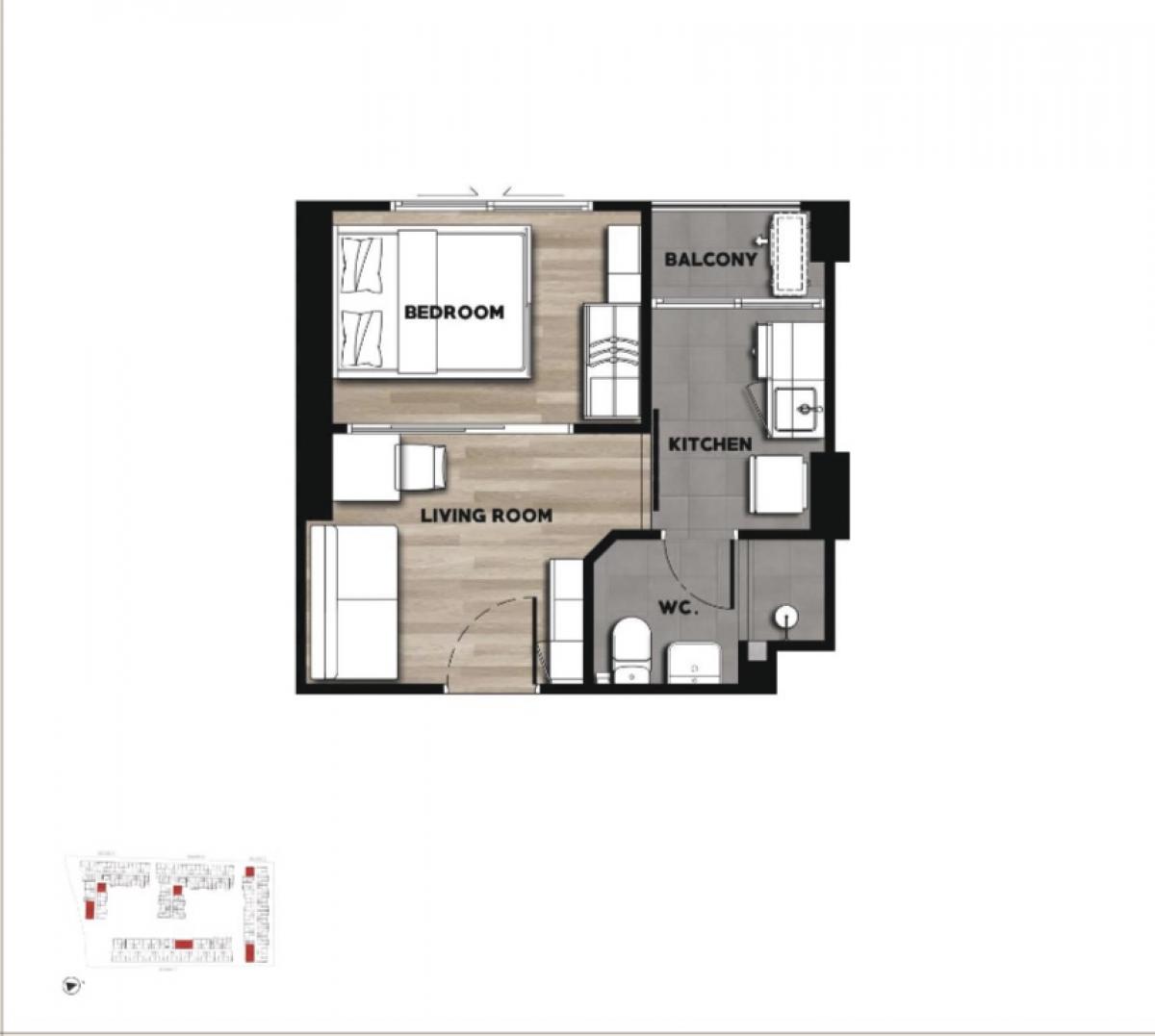 For SaleCondoBangna, Bearing, Lasalle : 🔥 Condo for sale Ready to stay in the 1st hand from the project. 📍 Arlo Lasalle 17 Sukhumvit 105🔹 25 square meters (1Bedroom) 🔹1 Bedroom 1 bathroom ❌ Price 2,590,000 baht ❌✅ Sell only 1,790,000 baht 🔹 Size 30 square meters (1Bedroom) 🔹1 Bedroom 1 bathroom