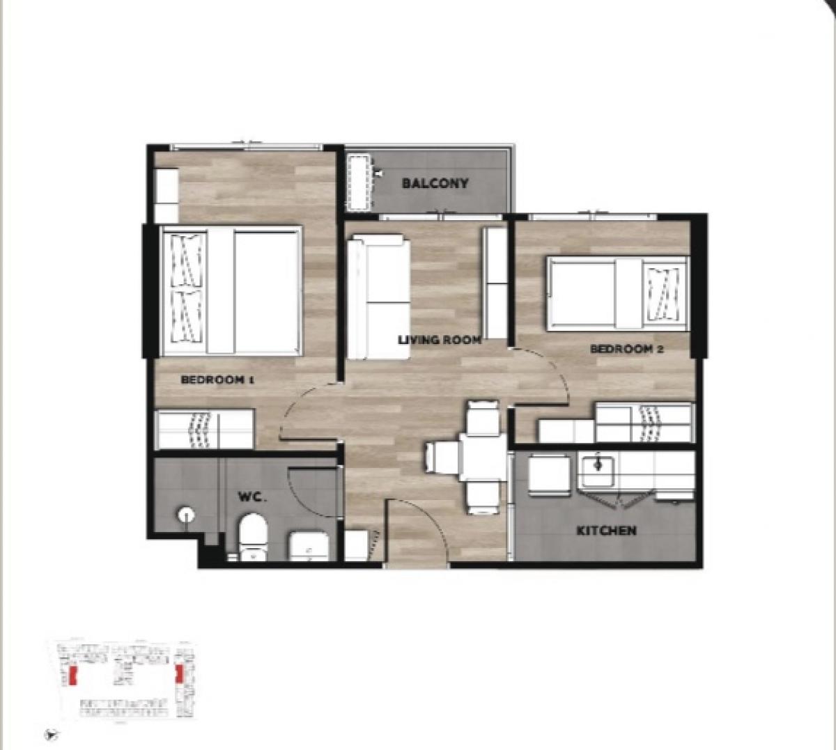 For SaleCondoBangna, Bearing, Lasalle : 🔥 Condo for sale Ready to stay in the 1st hand from the project. 📍 Arlo Lasalle 17 Sukhumvit 105🔹 25 square meters (1Bedroom) 🔹1 Bedroom 1 bathroom ❌ Price 2,590,000 baht ❌✅ Sell only 1,790,000 baht 🔹 Size 30 square meters (1Bedroom) 🔹1 Bedroom 1 bathroom