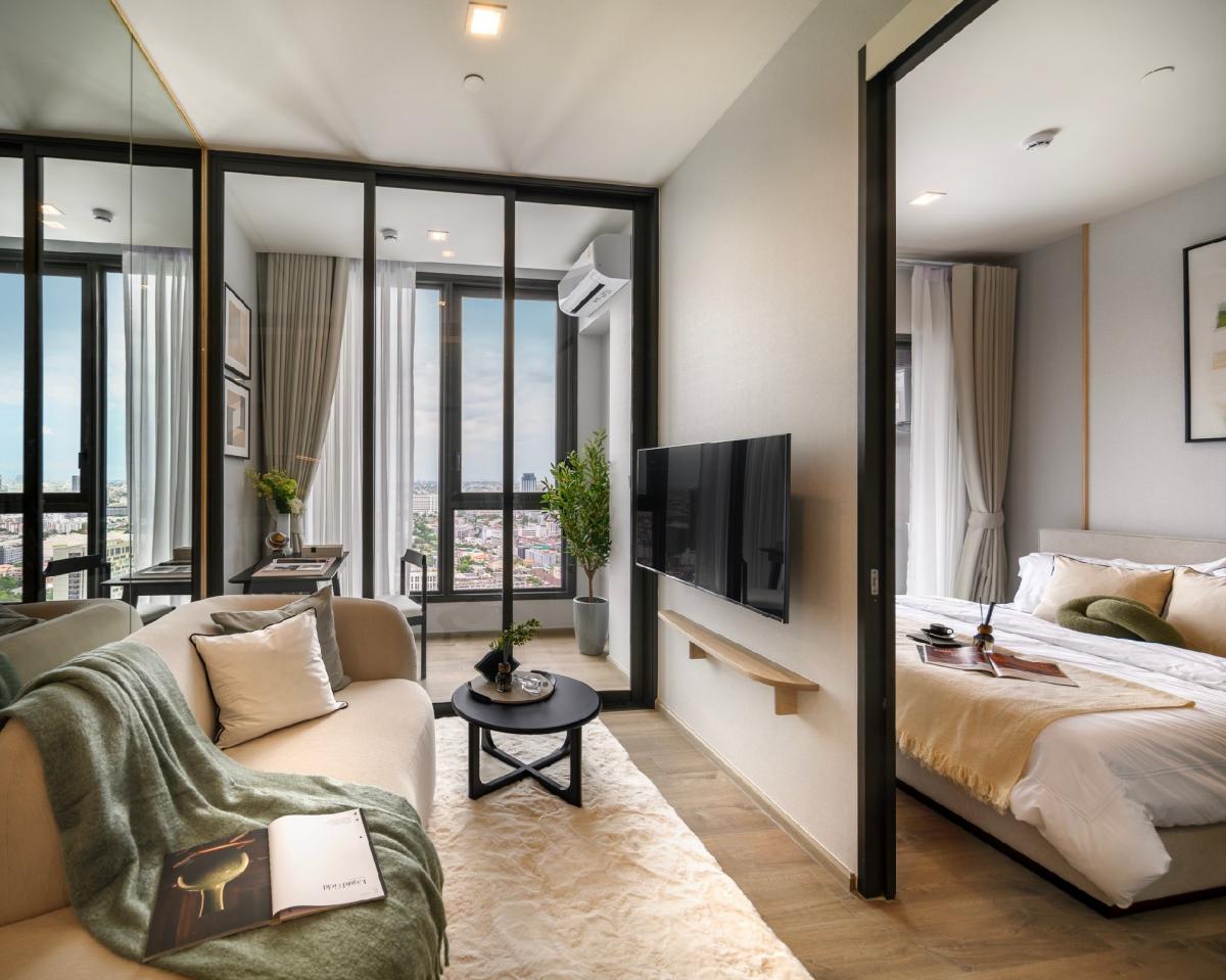 For RentCondoLadprao, Central Ladprao : ❤ Very beautiful room for rent. New room. The Crest Park Residences. The real room as in the picture. Ready to stay