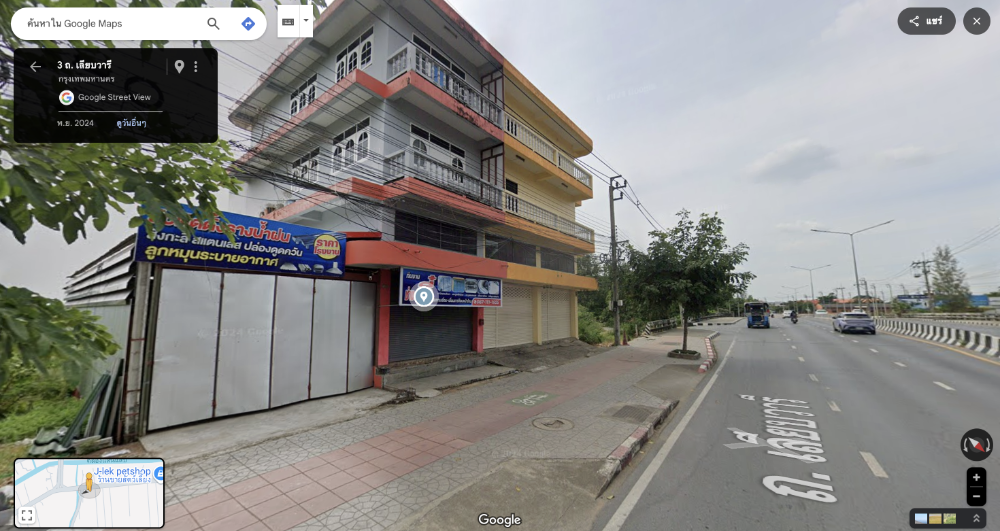 For SaleLandMin Buri, Romklao : 🔥 Urgent sale 🔥 Land on the road, size 1 rai 2 ngan 40 square wah, Liab Waree Road