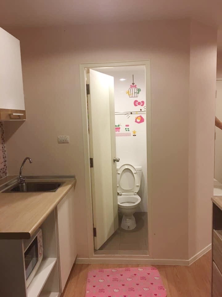 ขายคอนโดอ่อนนุช อุดมสุข : S-LPNN109  ขายคอนโด ลุมพินี วิลล์ อ่อนนุช 46, ชั้น 8 ตึก A1 แต่งครบ 24 ตรม. 1.23 ล้าน 064-959-8900