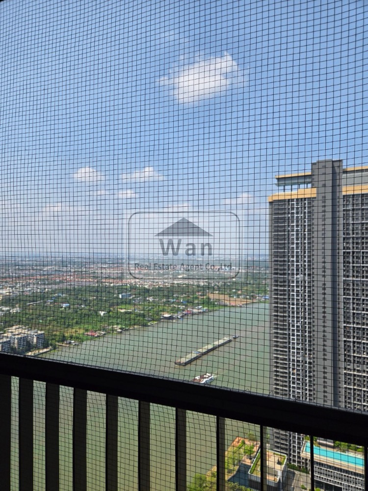 ให้เช่าคอนโดรัตนาธิเบศร์ สนามบินน้ำ พระนั่งเกล้า : ให้เช่า politan rive ชั้น 49 แบบ 2 ห้องนอน 52 ตร.ม. วิวแม่น้ำ ครบพร้อมอยู่
