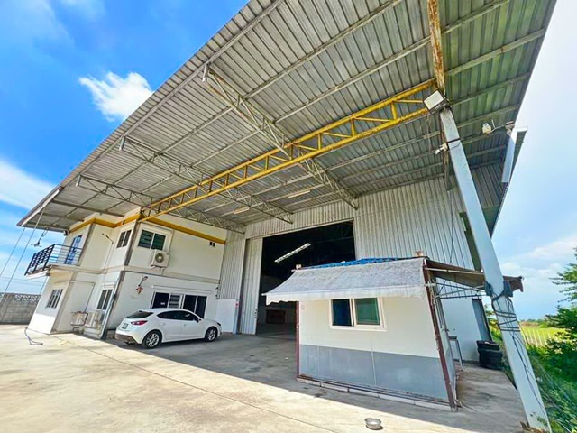 For RentOfficeRattanathibet, Sanambinna : The Cheapest near Heineken factory Wat Samoson SaiYai SaiNoi warehouse for rent 50 baht per sqm with