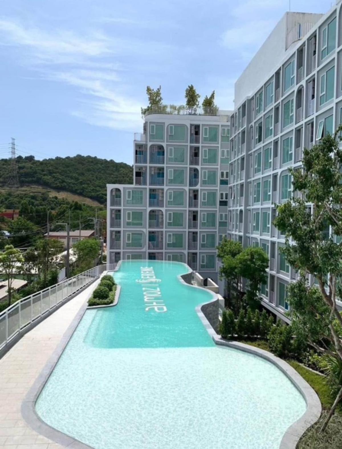 For RentCondoSriracha Laem Chabang Ban Bueng : Condo for rent atmoz Sriracha. Opposite Mee. Kaset.