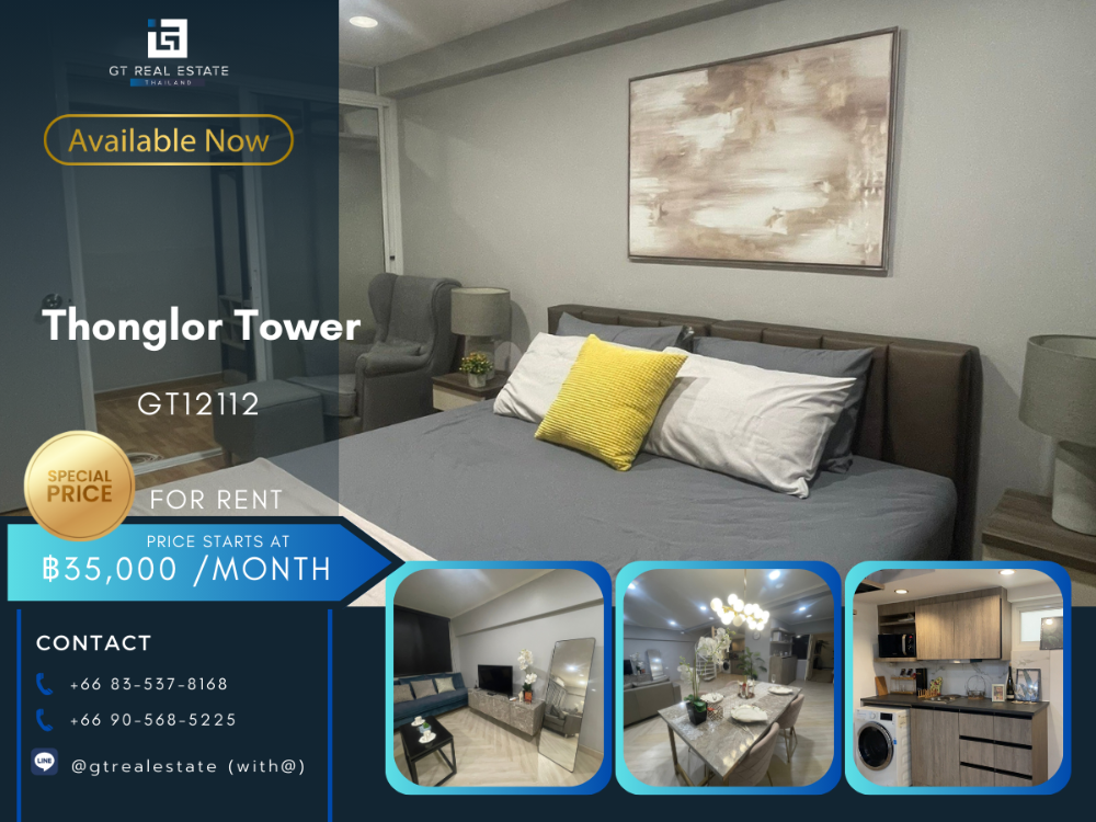 For RentCondoSukhumvit, Asoke, Thonglor : TNOWER condo, beautiful furniture Ready to rent