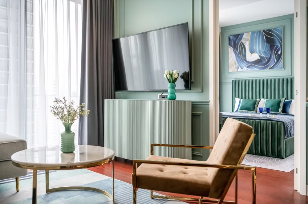 For RentCondoSukhumvit, Asoke, Thonglor : Rent 2 bedrooms, 2 bathrooms, Khun by Yoo Saniri, By Yu Sansiri, renting 120,000 baht