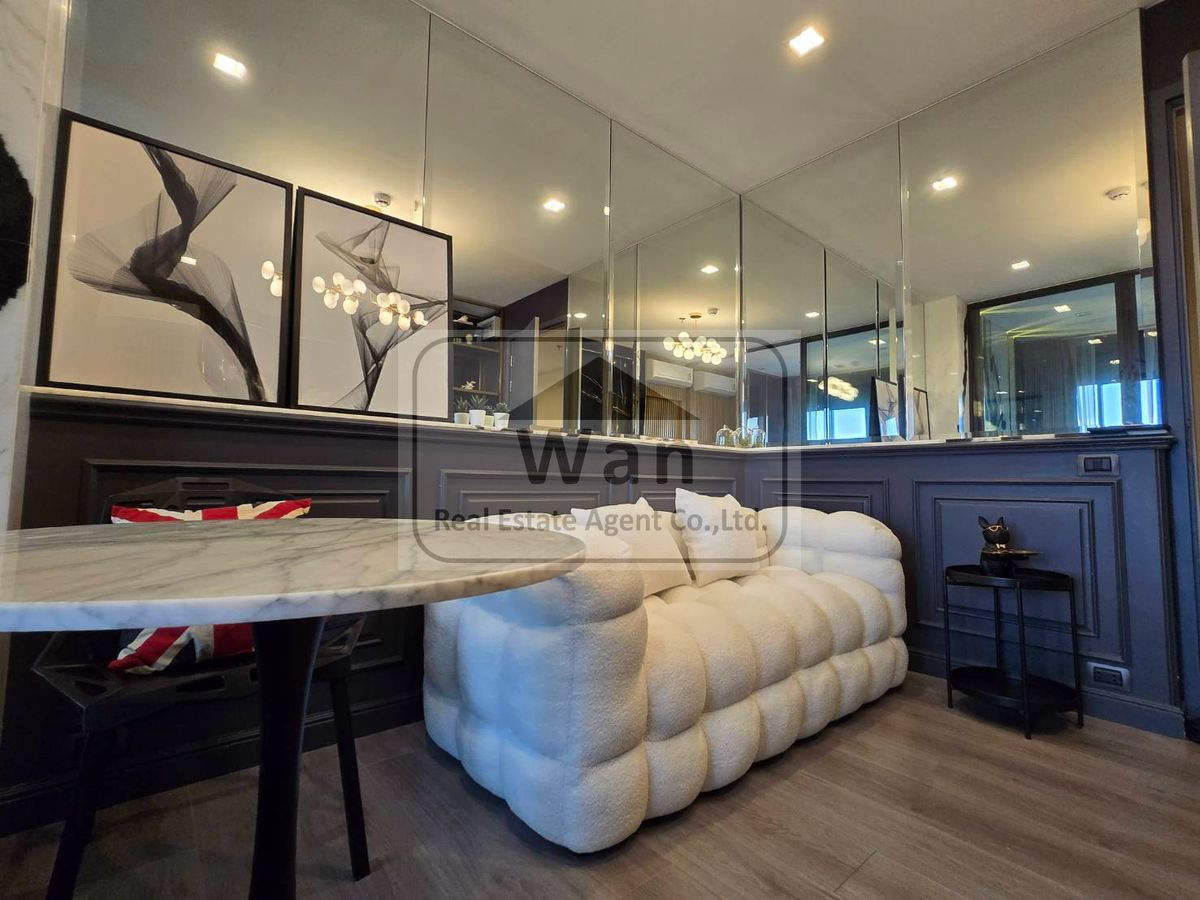 ให้เช่าคอนโดรัตนาธิเบศร์ สนามบินน้ำ พระนั่งเกล้า : For Rent The politan Aqua condo riverside riverview 31 sq.m.