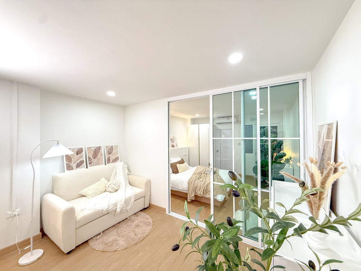 For SaleCondoRatchadapisek, Huaikwang, Suttisan : 🐶 Condo Phraya Phirom, Soi Ratchada 36, ​​can raise animals The whole new renovation of the room