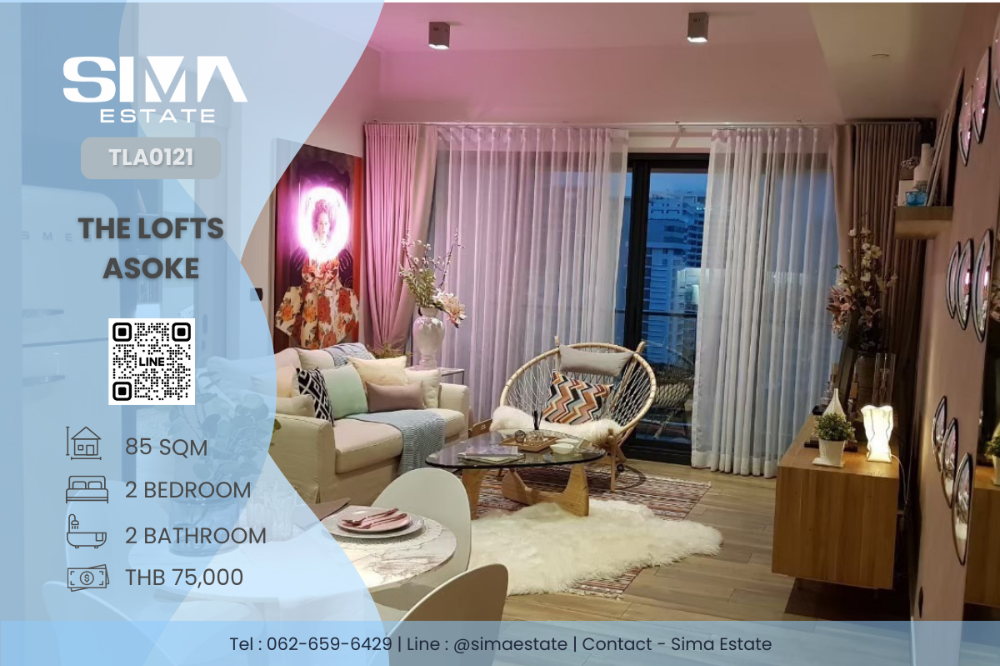 For RentCondoSukhumvit, Asoke, Thonglor : For rent ☁️The Lofts Asoke☁️ All beautiful rooms, electrical appliances, everything ☀️