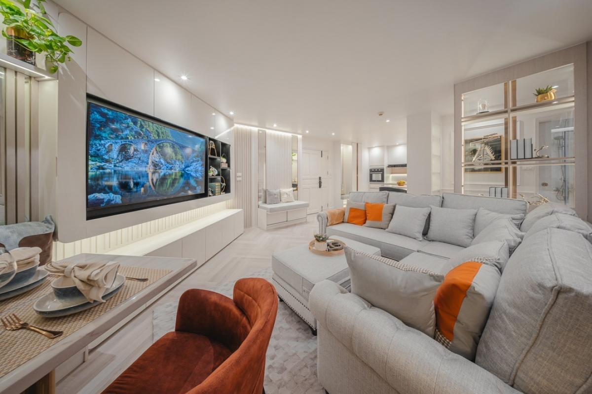 For RentCondoRama3 (Riverside),Satupadit : Looking for the first tenant Newly decorated condo, luxurious, do not miss very quickly, beautiful, worth only 50,000 baht !! Fortune condo 2 beds, 2 large water 86 sqm.