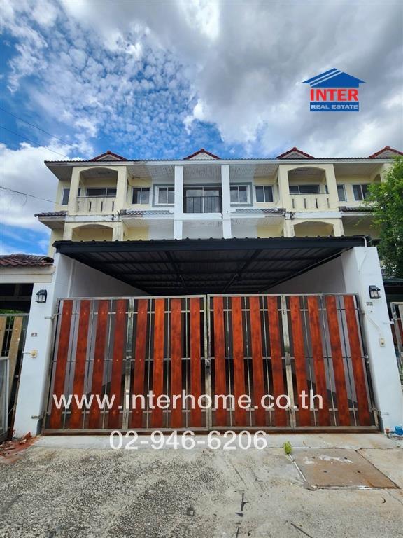 For SaleTownhomeNawamin, Ramindra : 3 -story townhouse 31.5 sq.w. Townhouse Soi Ram Inthra 31 Near Fashion Island, Sai Mai Road, Ram Inthra Road, Bang Khen District, Bangkok