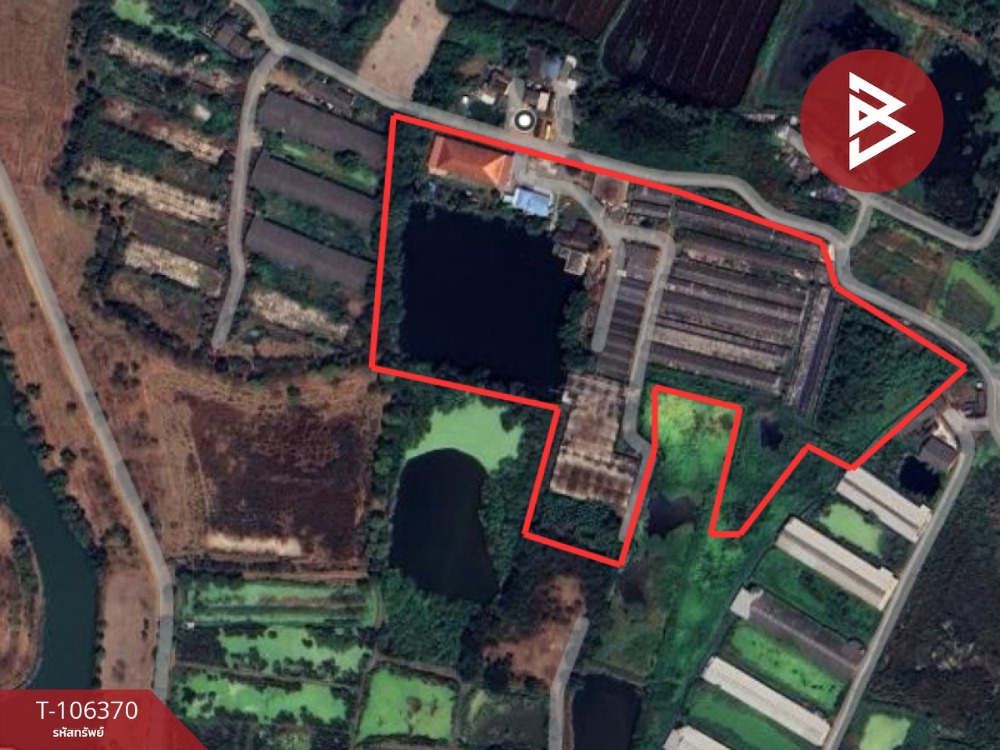 For SaleLandNakhon Pathom : Land for sale, area of ​​37 rai 1 ngan 61 square wah, Nong Din Daeng, Nakhon Pathom