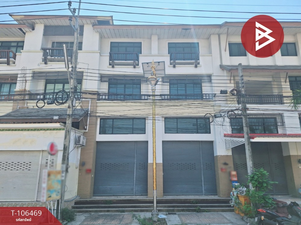 For SaleShop HouseSamut Prakan,Samrong : Commercial building for sale, area 18.7 sq.wah, Bang Phli, Samut Prakan
