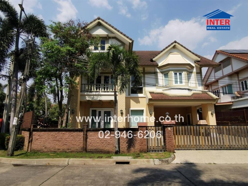 ขายบ้านนนทบุรี บางใหญ่ บางบัวทอง : บ้านเดี่ยว 2 ชั้น 129.3 ตร.ว. หมู่บ้านลัดดารมย์ อีลีแกนซ์ พระราม 5-2 ถนนนครอินทร์ ถนนราชพฤกษ์ บางกรวย นนทบุรี