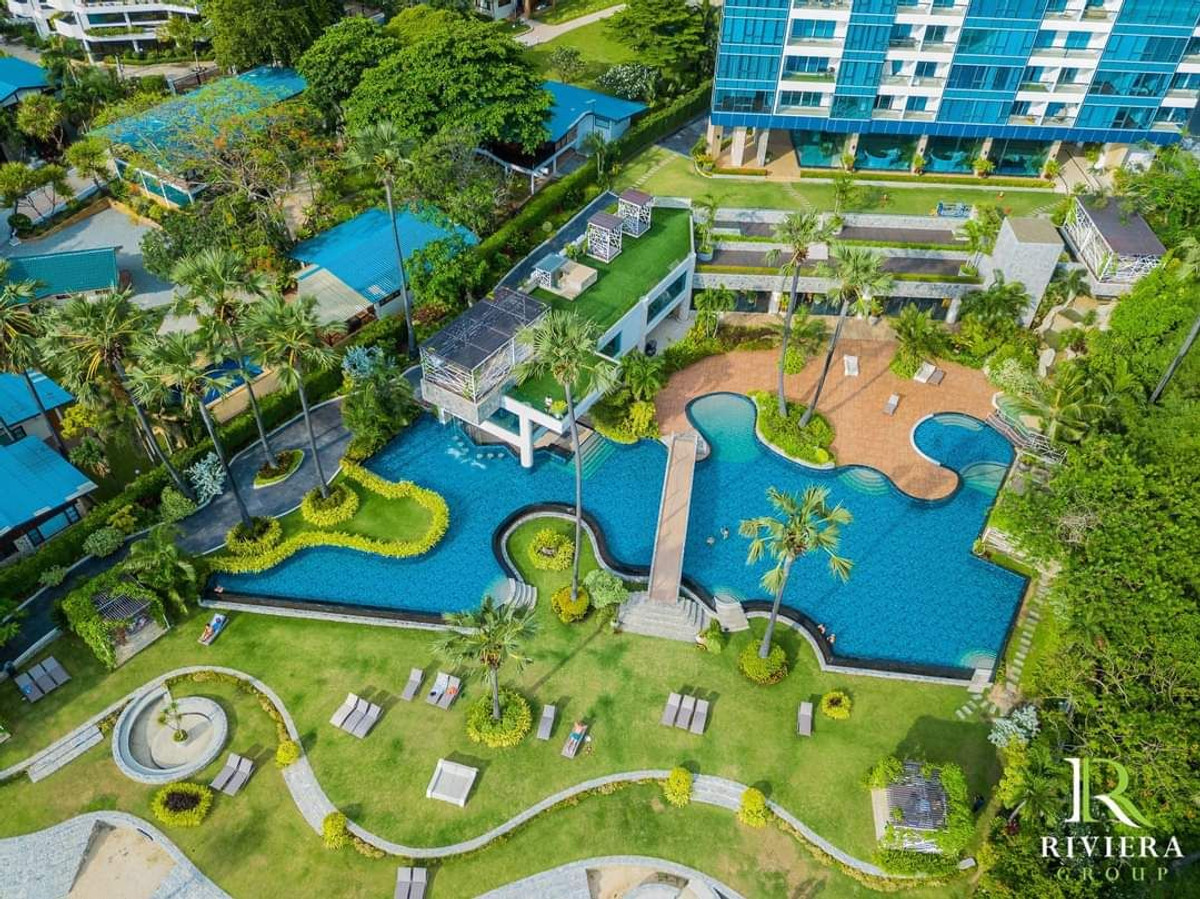 For SaleCondoPattaya, Bangsaen, Chonburi : Condo for sale, The Palm Wongamat Beach, Pattaya, foreign quota, 2 bedrooms, sea view room